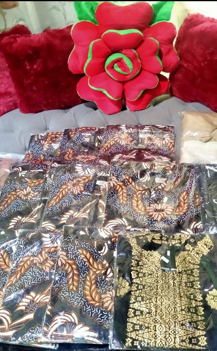 Tunik Batik Motif Trend Seragam Batik Baju Wanita