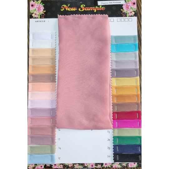 Kain Tile Polos/Soft Tull/Polosan/Bridasmaid/Bahan Kebaya