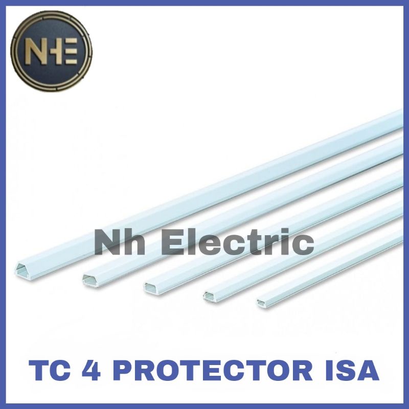 Tc 4 Putih Isa - Protector Kabel 4 Isa - Kabel Protector 4 Putih Isa - Cabel Duct 4 Putih Isa