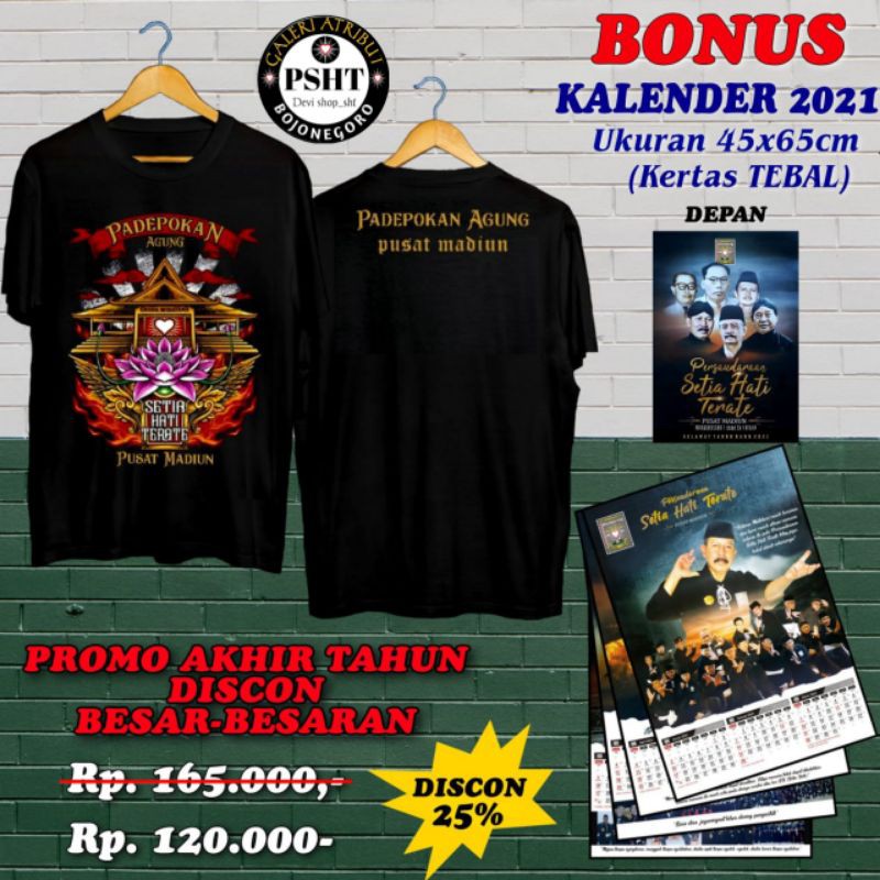 

Baju Padepokan pusat madiun free kalender&stiker