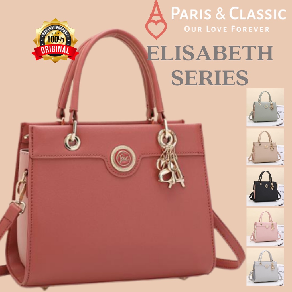 Paris Classic Tas Wanita Import Original Branded Terbaru Tas Fashion Hand Bag Wanita Tas Jinjing Selempang Wanita [33212]