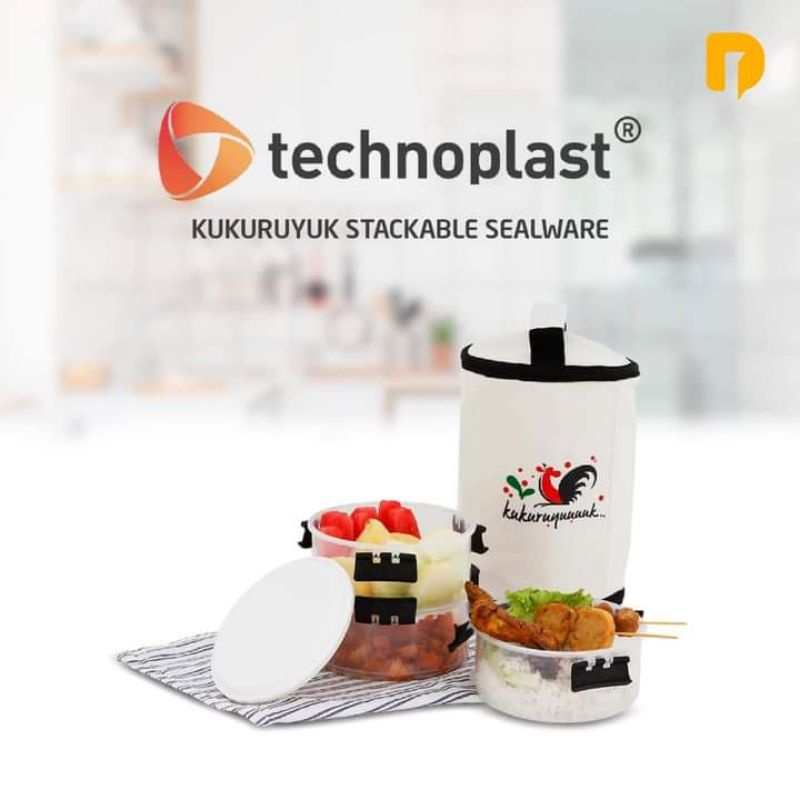 Rantang 3 Susun + Tas Jinjing Kukuruyuk