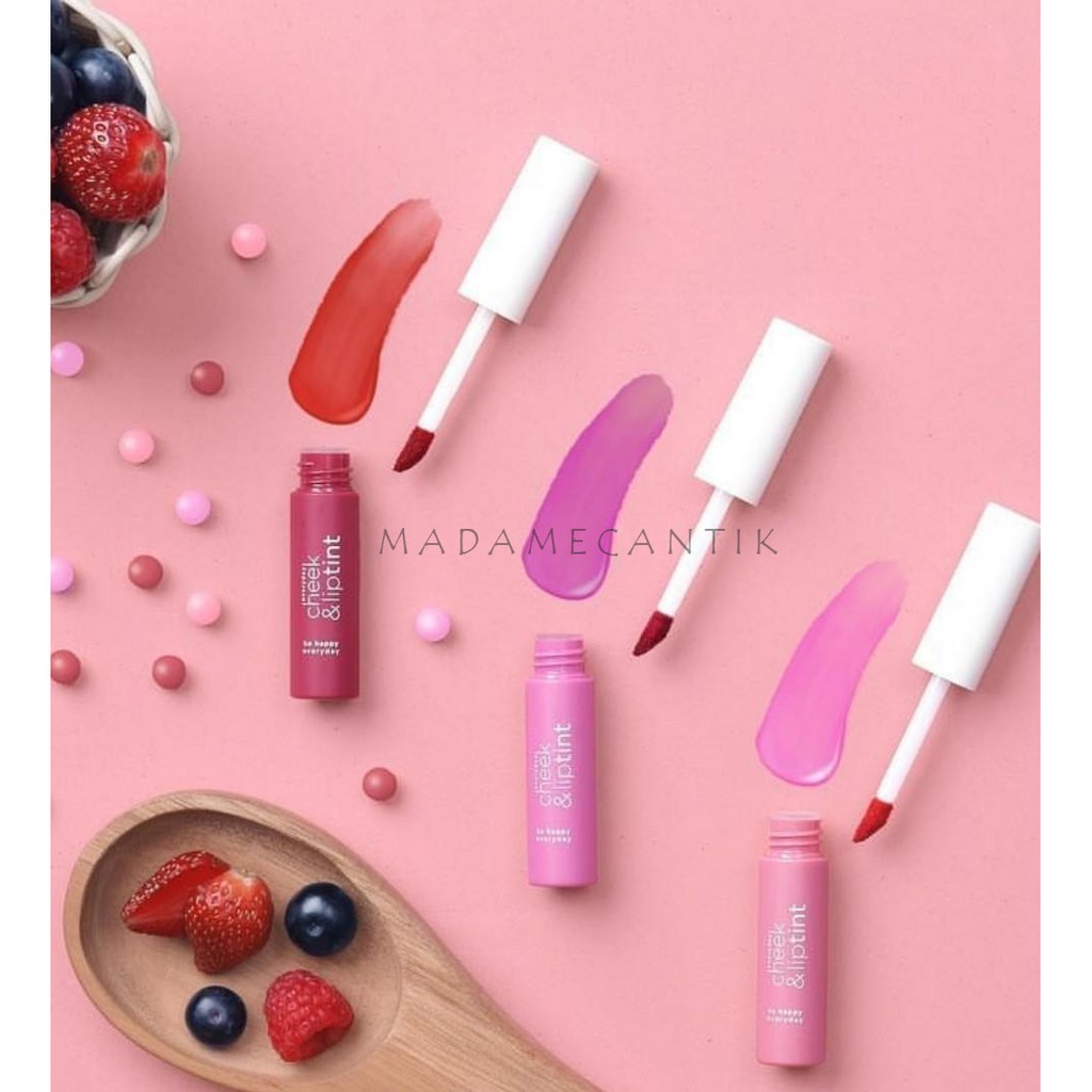 ✿ MADAME ✿ WARDAH EVERYDAY CHEEK &amp; LIPTINT PELEMBAB BIBIR LIP TINT ORIGINAL