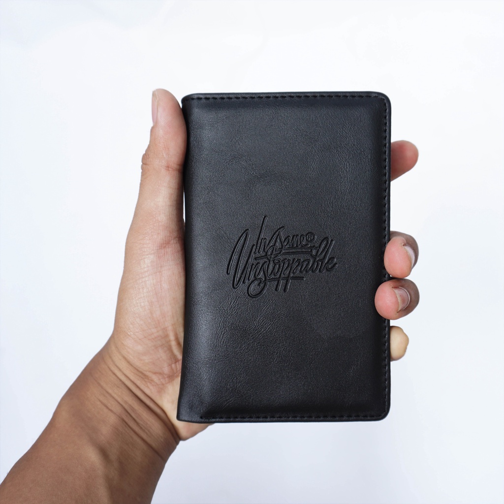 RCKLS. Dompet Pria Wanita 3/4 Pu Sintetis-Hitam|Tan|Brown-7