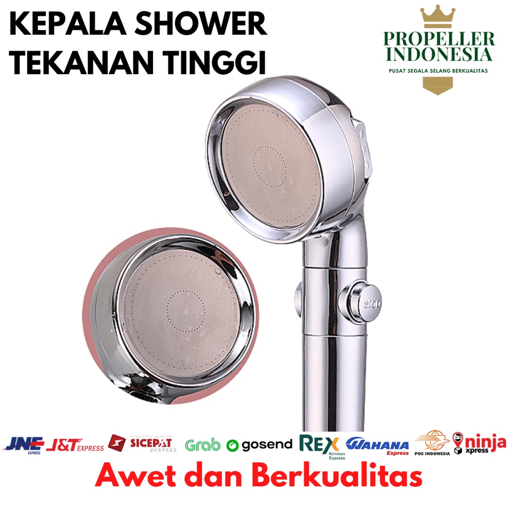 Shower Kamar Mandi Kepala Shower Hemat Air Hand Shower Tekanan Tinggi