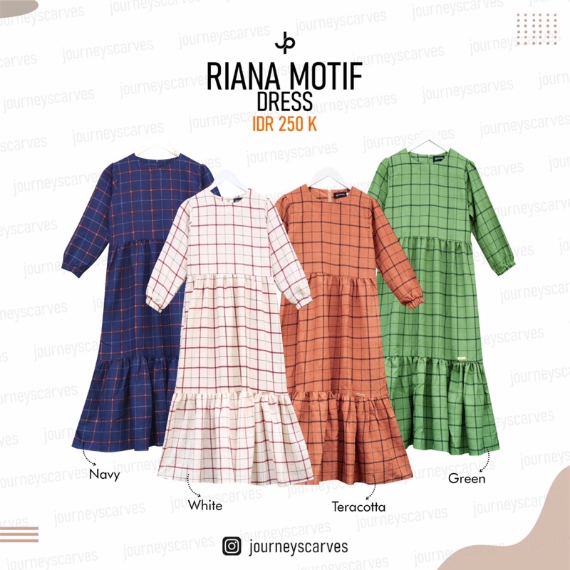 NEW RIANA MOTIF DRESS BY JOURNEY PREMIUM
