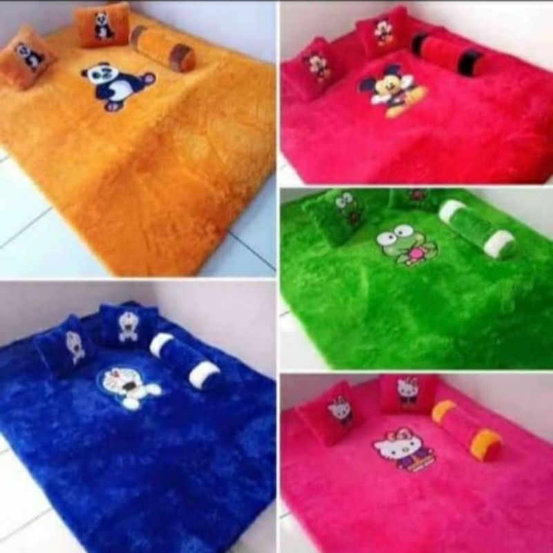 SURPET KASUR KARPET FREE BANTAL 3 bulu halus