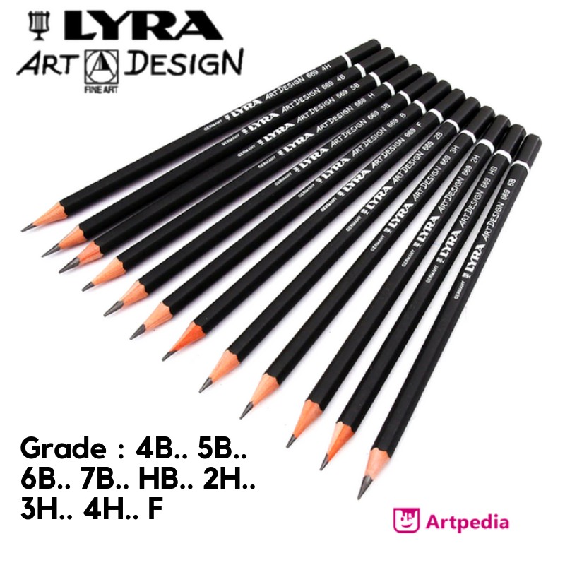 

LYRA Art Design Graphite Pencil - Satuan (Pensil Lyra)