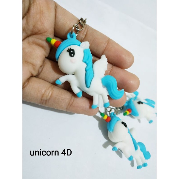 GK07 Gantungan Kunci Unicorn dan Little Pony