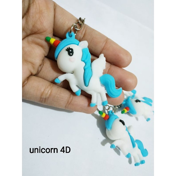 GK07 Gantungan Kunci Unicorn dan Little Pony