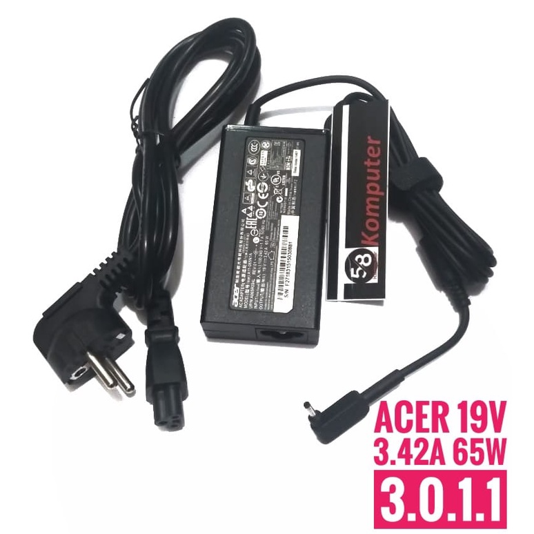 Charger Laptop Acer Aspire S7 S5 P3 R14 13 S7-393 S7-392 19V 3.42A 65W