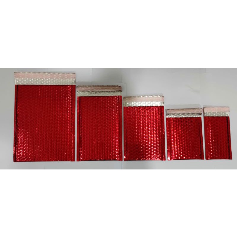 

23 33 Bubble Wrap Padded Envelope Amplop Paket Pengiriman Online Shop Red