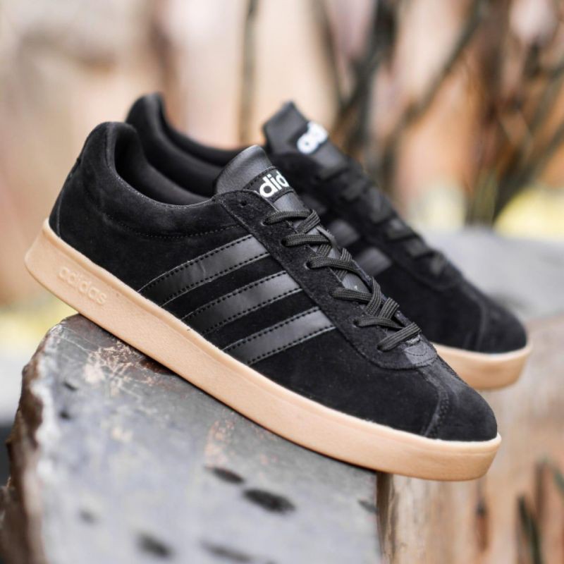 ADIDAS NEO VL COURT BLACK GUM ORIGINAL