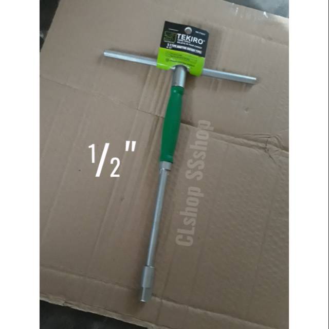 KUNCI T ADAPTOR MATA SOCK TEKIRO gagang sok sambungan shock 1/2" stang fleksibel