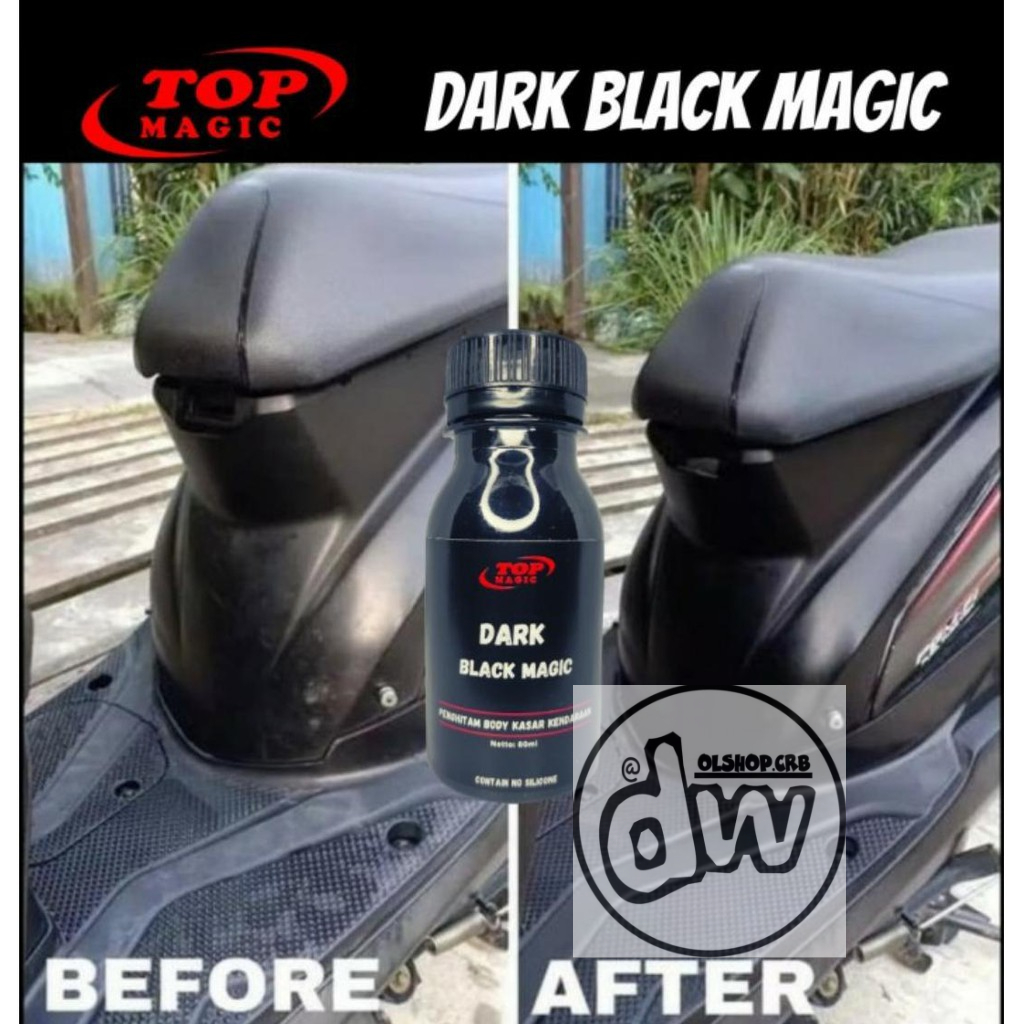 Penghitam Body Motor TOP DARK BLACK MAGIC