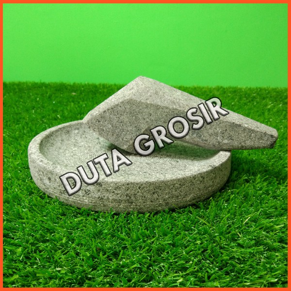 Cobek Batu Kecil Cobek dari Batu Asli 18 cm