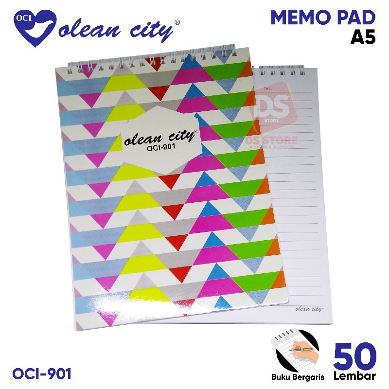 

Buku Catatan Memo Pad Ukuran A5 OLEANCITY