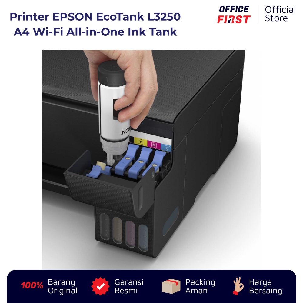 Printer EPSON EcoTank L3250 WiFi - A4 - All in One - Garansi Resmi