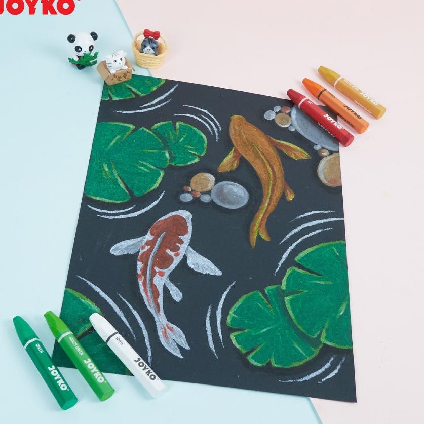 

Paling Top Crayon Minyak 24 Titi / Oil Pastel Joyko Set 24
