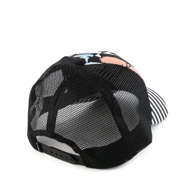 Topi roxy Garis black