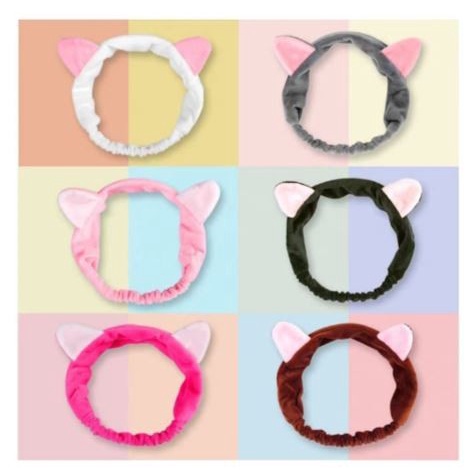 BANDANA KUCING / BANDO TELINGA KUCING / HEADBAND KUPING KUCING