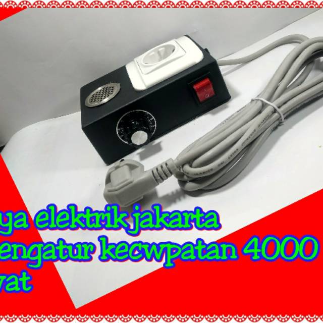 SCR DIMMER 4000W 4000 WATT PENGATUR KECEPATAN AC 4000 WATT PENGATUR KECEPATAN DINAMO MESIN BOR TERAH