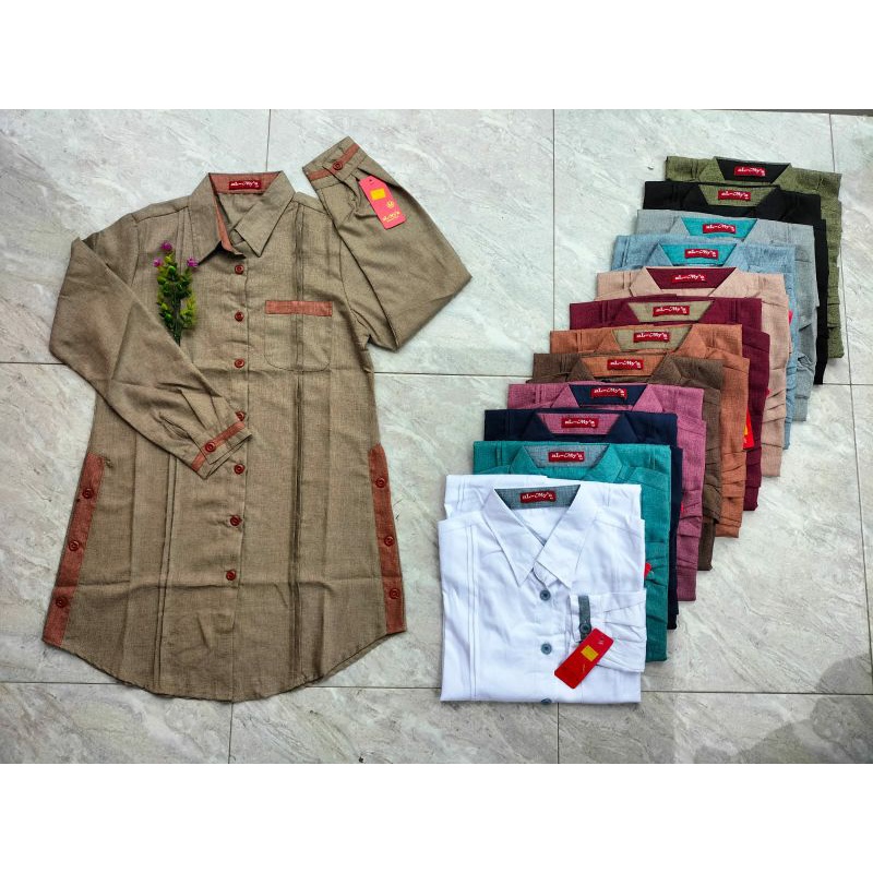 ATASAN TUNIK AL'MYA//TUNIK HARA//ATASAN SANTRI//BLUS HARA//BAJU WANITA