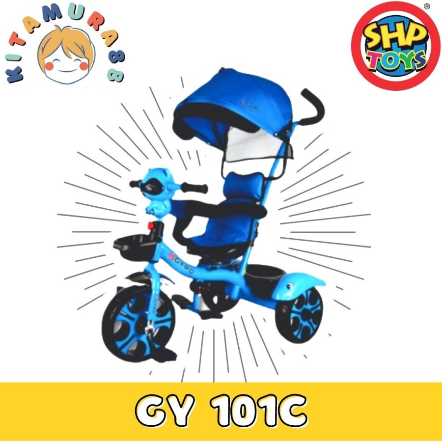 Sepeda Anak - Sepeda Roda Tiga STROLLER GYRO GY 101C