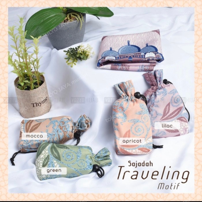 sajadah pouch travel cantik/sajadah sovenir