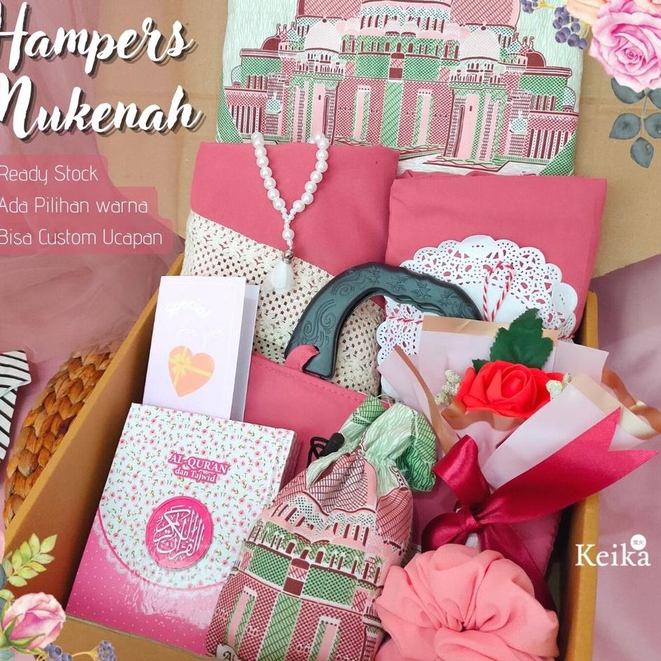 IL0 Hampers Mukenah Al Quran | Kado mukena dewasa hampers alquran islam cewek wanita wedding birthday ultah pacar hampers lebaran idul fitri ied hampers sajadah travel tasbih seserahan seperangkat alat sholat paket mukena kado ibu hampers mukena kado cewe