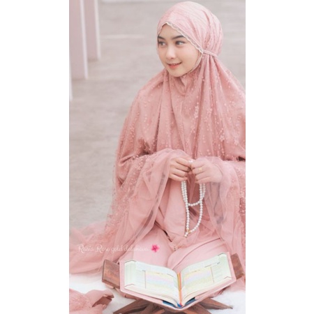 DALANOVA - Mukena Rusia Couple Size Ibu dan Anak Free Box Exclusive