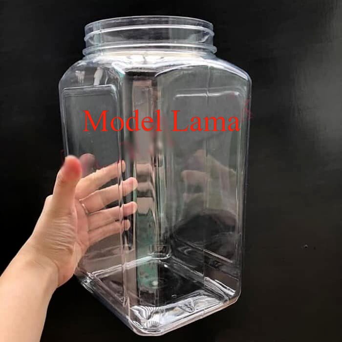 Toples Cupang 4 Liter Aquarium Mini Soliter Ikan Hias Plastik Kotak 4L