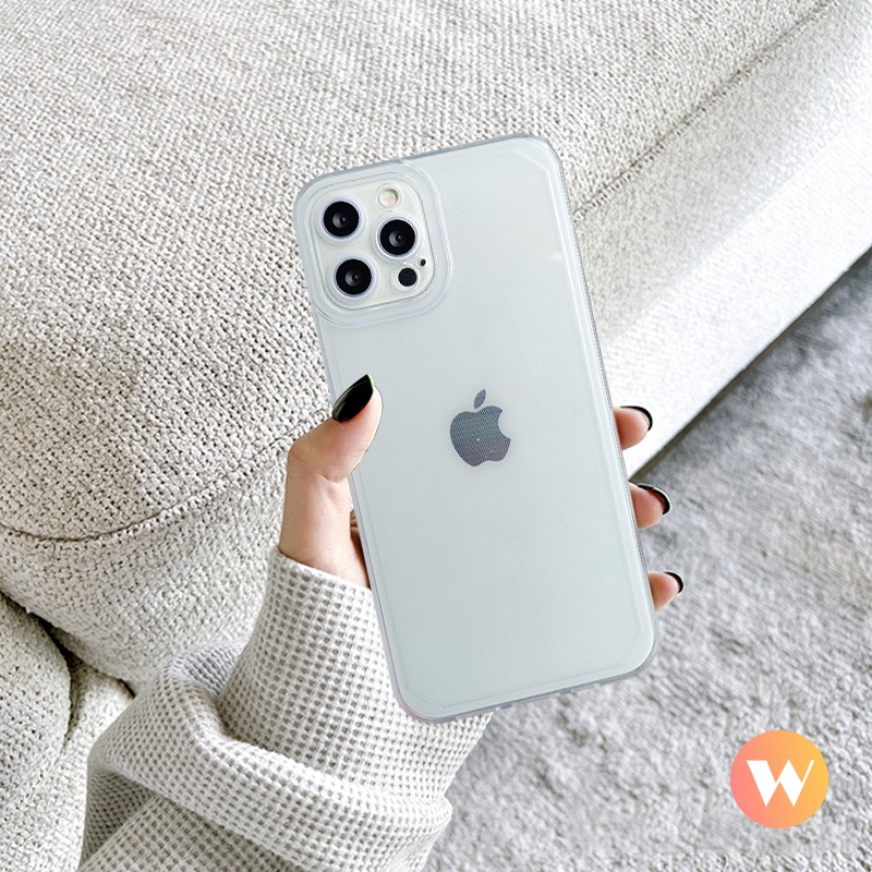 Case Pelindung Lensa Kamera Belakang Model Transparan Tahan Banting Untuk iPhone XR X XS max 13 11 12 pro max 6 6s 8 7 plus SE 2020