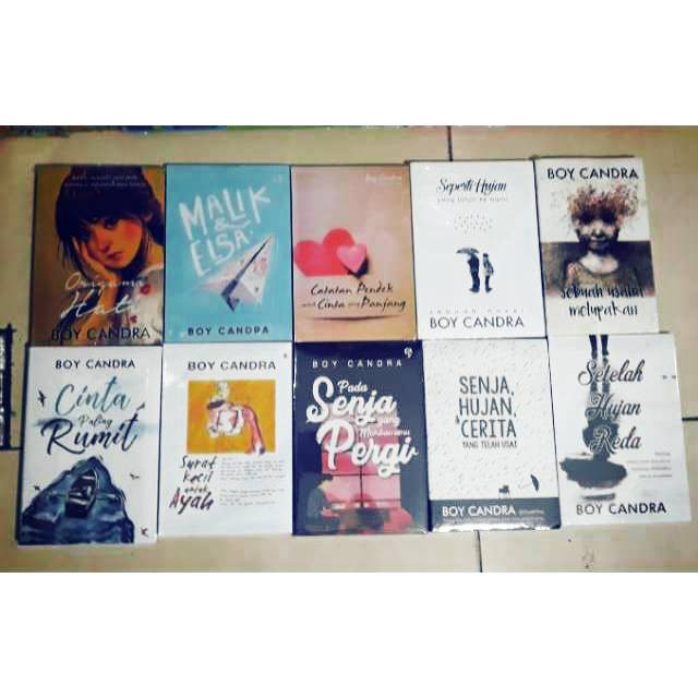 Paket 3 novel boy candra bisa pilih judul