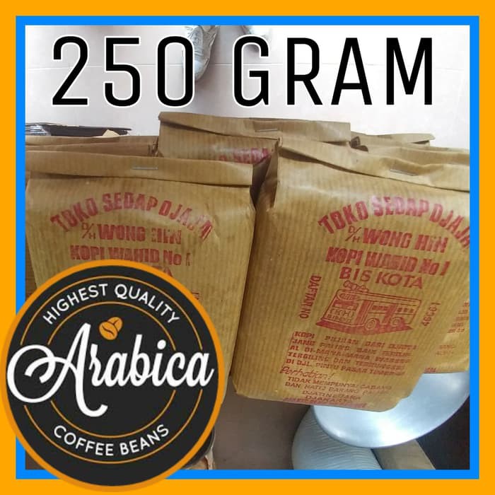 

KOPI ARABICA 250 GRM ARABIKA BIS KOTA BUKAN KOPI ROBUSTA / HIJAU - kkp2402