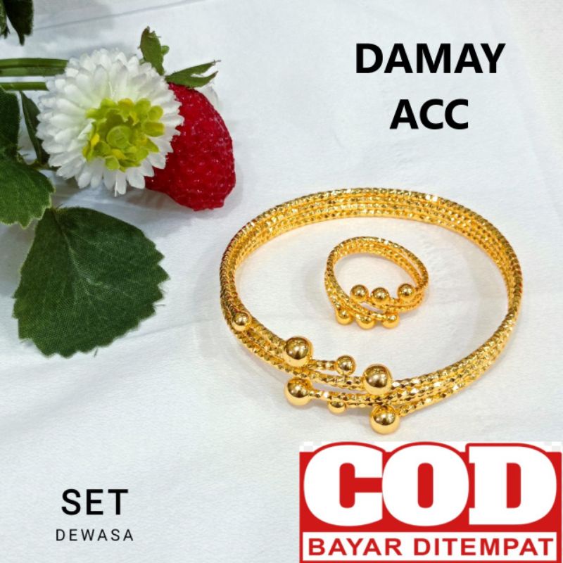 gelang free cincin bola bola xuping