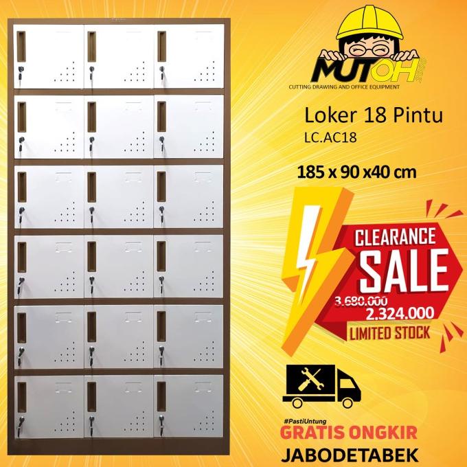 

Loker Besi Locker Besi 18 Pintu Terlaris