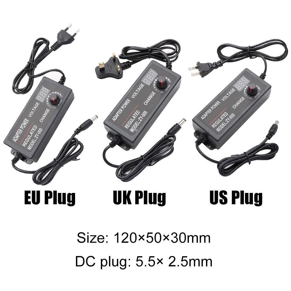 POPULAR Populer Power Supply Adaptor Praktis Variable Volt AC/DC Adjustable Voltage