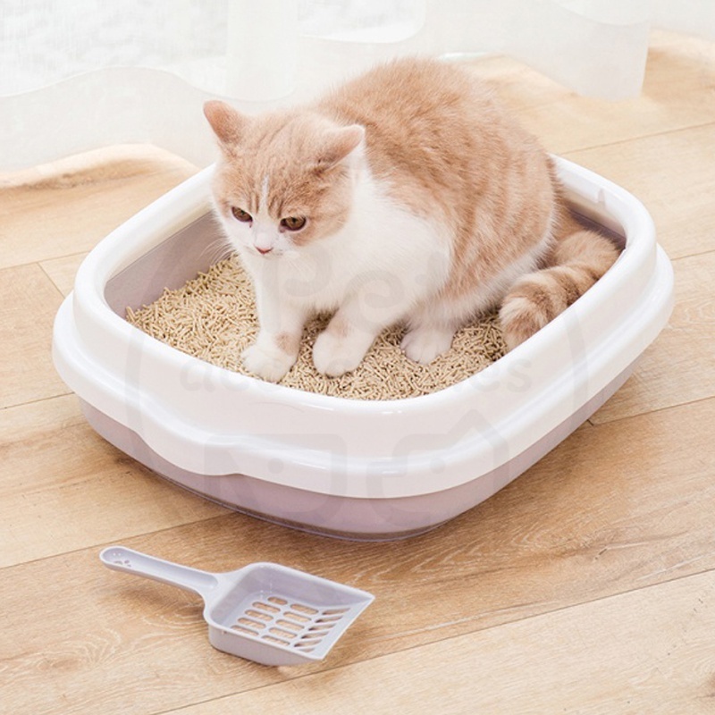 Baskom Bak Pasir Pup Kucing / Cat Litter Box / Tempat Kotoran Hewan