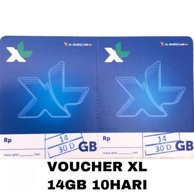 Voucher XL 14gb 30hari vocer data kuota 14 gb 30 hari youtube