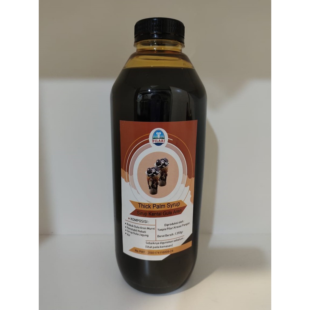 THICK BROWN SUGAR SYRUP / SIRUP GULA AREN CAIR KENTAL 1350 gr - AREN SIRUP / BROWN SUGAR SYRUP