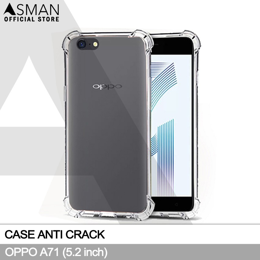 Anti Crack OPPO A71 (5.2&quot;) | Soft Case Anti Bentur - Clear