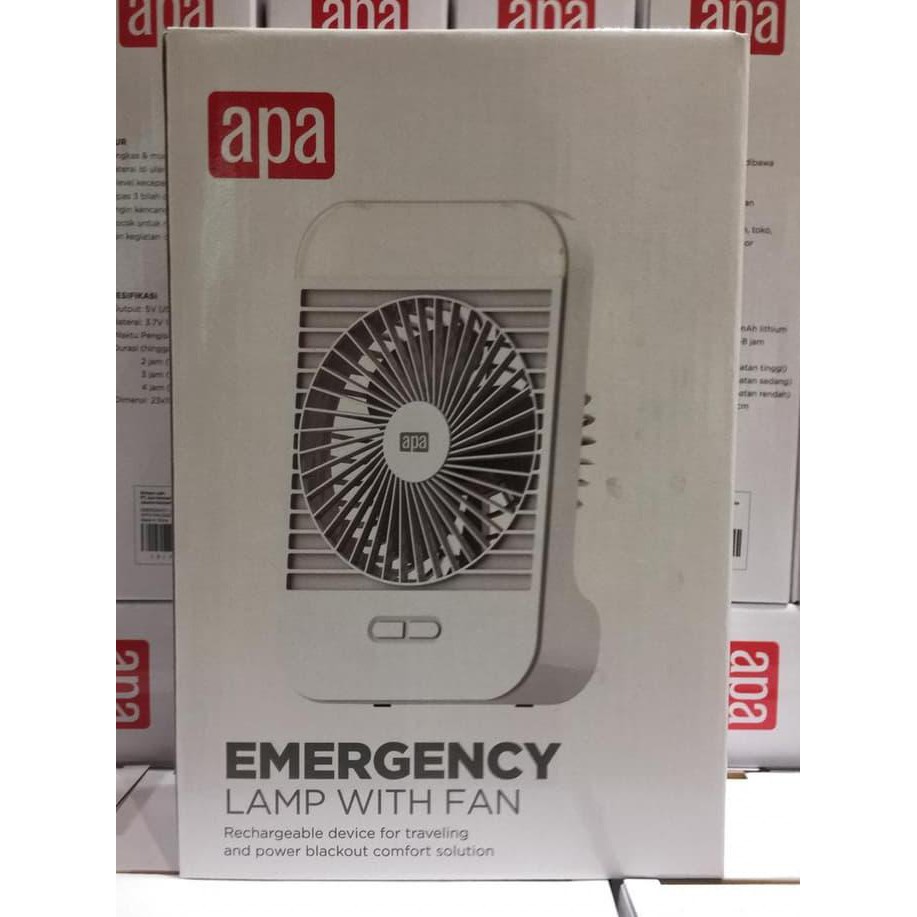 Emergency Lamp/Lampu Darurat + Kipas Mini Terang Dan Awet Ace Hardware