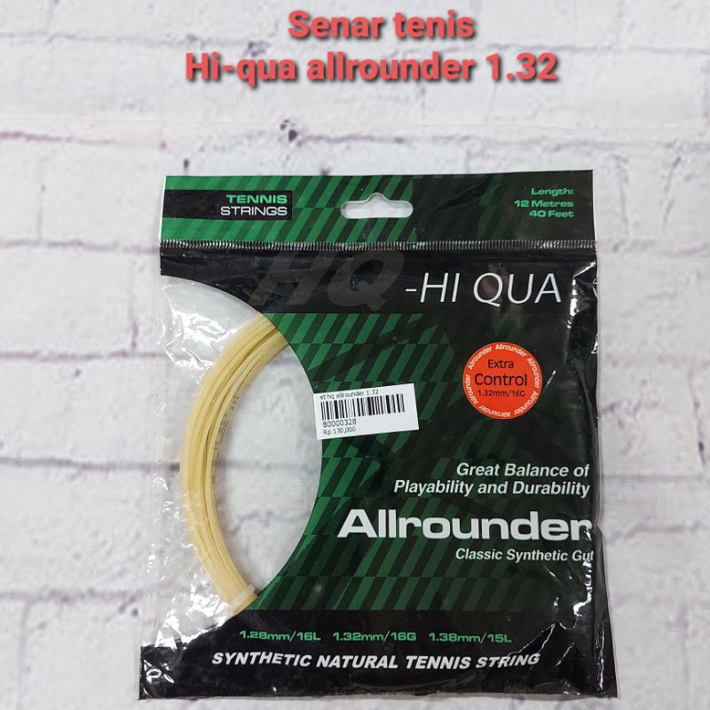 SENAR RAKET TENIS HIQUA ALLROUNDER 1.32 ORIGINAL