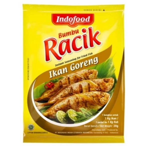 

Bumbu Racik Ikan Goreng @20gr/ racik ikan goreng