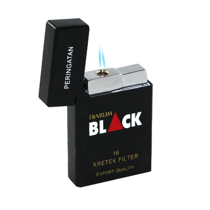 Korek Api Bara Brand Rokok Djarum Black