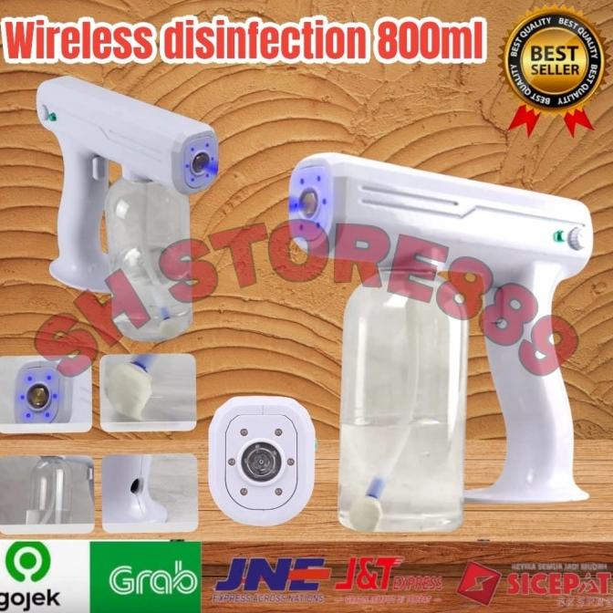 alat penyemprot disinfektan elektrik nirkabel semprot uap nano
