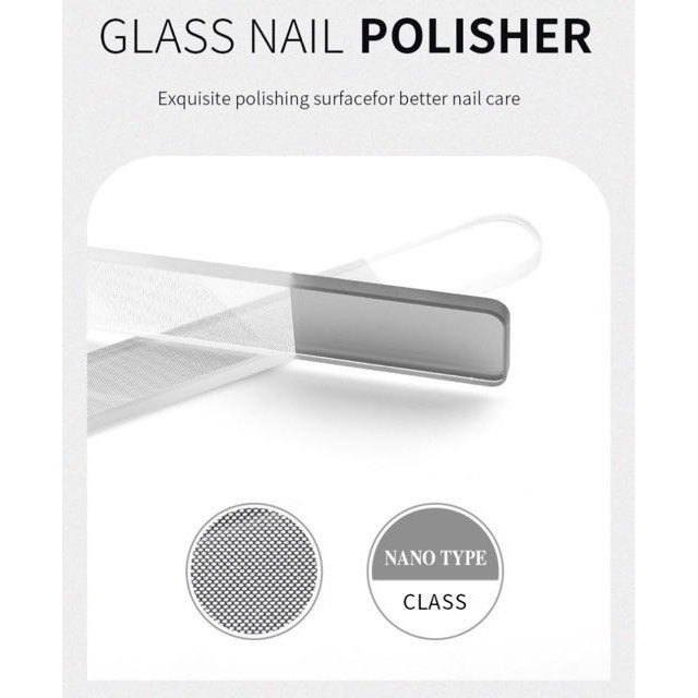 Kikir Kuku Manicure Pedicure Kikir Kuku Kaca / Nail Art Kikir Kuku Kayu Portable Padicure Menicure / Kikir 7 step 7in1 Amplas Kuku 7 Sisi-1