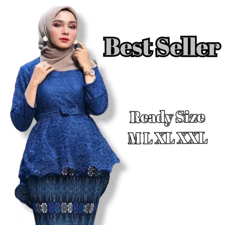 ( Jaliilah kebaya ) setelan kebaya modern 2021 kondangan kebaya Remaja Style Modis Cantik Brokat ATA