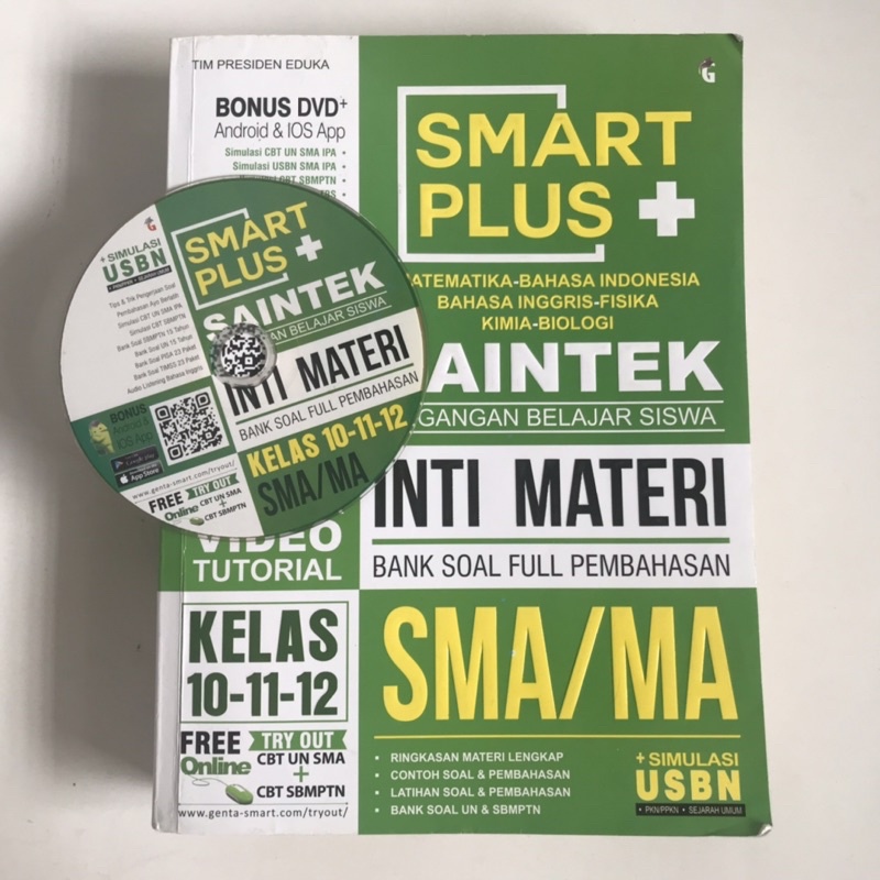 Buku Smart Plus SAINTEK SMA Bekas